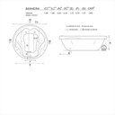 Ver imagem 3 de Banheira Redonda Veneza com Hidro - 127v