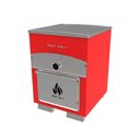 Ver imagem 1 de Forno de Pizza e Churrasqueira 2 em 1 - Bancada - Vermelho