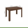 Conjunto Mesa Retangular 120cm 4 Cadeiras Athenas Móveis Lopas - 6