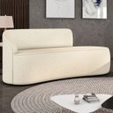 Ver imagem 1 de Sofá 2 Lugares para Sala 140cm Orgânico Wendi Linho Bege I01 - Mpozenato
