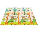 Ver imagem 3 de Tapete Infantil Atividades Dobrável 150x200cm Espessura 8mm Girafa