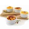 Ramekin Grande 220ml Canelado Branco Potinho Molho Molheira Petiscos Uno Coza - 5