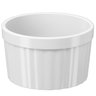 Ramekin Grande 220ml Canelado Branco Potinho Molho Molheira Petiscos Uno Coza - 1