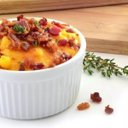 Ver imagem 2 de Ramekin Grande 220ml Canelado Branco Potinho Molho Molheira Petiscos Uno Coza
