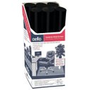 Ver imagem 4 de Tapete Protetor de Piso para Cadeira Escritório 100x120cm Preto Protepiso Flexível Dello