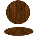 Ver imagem 1 de Tampo em Mdf Redondo 60 Cm - Pau Ferro Cor Marrom