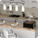 Ver imagem 3 de Churrasqueira a Álcool Rechaud Chapa Bifeteira Portátil