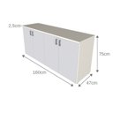 Ver mais imagens de Armário Duplo Baixo Infantil Corp 