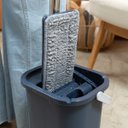 Ver imagem 5 de Mop Flat com Balde e Esfregão de Microfibra Limpeza Lava e Seca - Tud