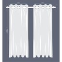Ver imagem 6 de Cortina Tecido Blackout Branca 300x230cm para Varão Fastlar Cortina para Varão
