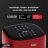 Fritadeira sem Óleo Air Fryer Eos Chef Gourmet 6.2 Litros Compacta Digital Vermelho Eaf60v 220v - 3