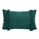 Ver imagem 1 de CAPA DE ALMOFADA RETANGULAR EM LINHO VERDE MUSGO Almofadas Estilo