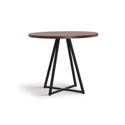 Mesa de Jantar 90x90cm Tampo Madeira Maciça Seattle  - 1