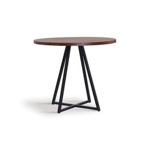 Mesa de Jantar 90x90cm Tampo Madeira Maciça Seattle 