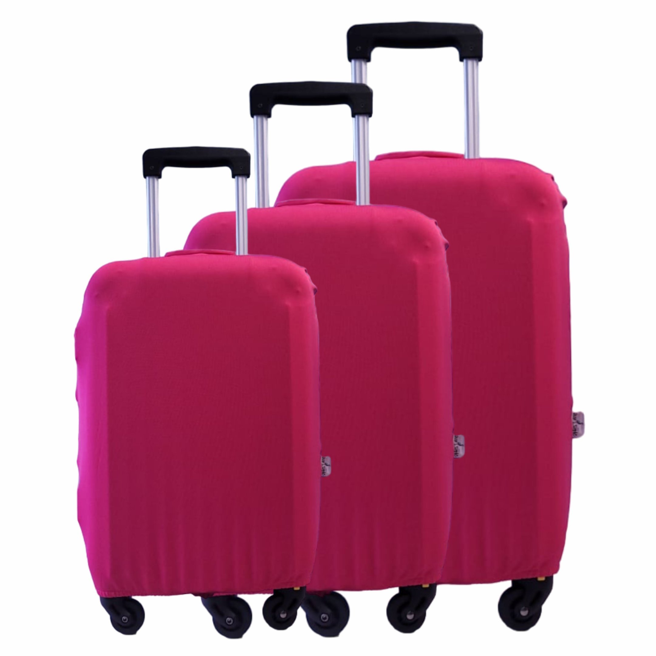 Kit 3 Capas Para Mala Big Style Basic Rosa Pink - P/M/G
