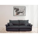 Ver imagem 1 de Sofá Retrátil e Reclinável Paris 2.00m Super Pillow - Chumbo