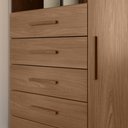 Ver imagem 5 de Multi Comoda Maraba 1 Porta 6 Gavetas Jatoba Santos Andira
