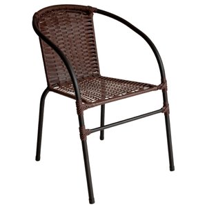 Cadeira para Área Externa Happy Hour de Aço e Fibra Sintética Acesse Móveis