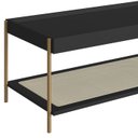 Ver imagem 5 de Mesa Centro 93 Cm Pes Metal Oslo 28961 Nero Artesano