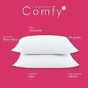 Ver imagem 2 de Kit 02 Travesseiros Comfy Suporte Baixo - Branco