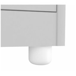 Guarda Roupa Peroba Tedy 3 Portas e 3 Gavetas Mdf Cor Branco - 4