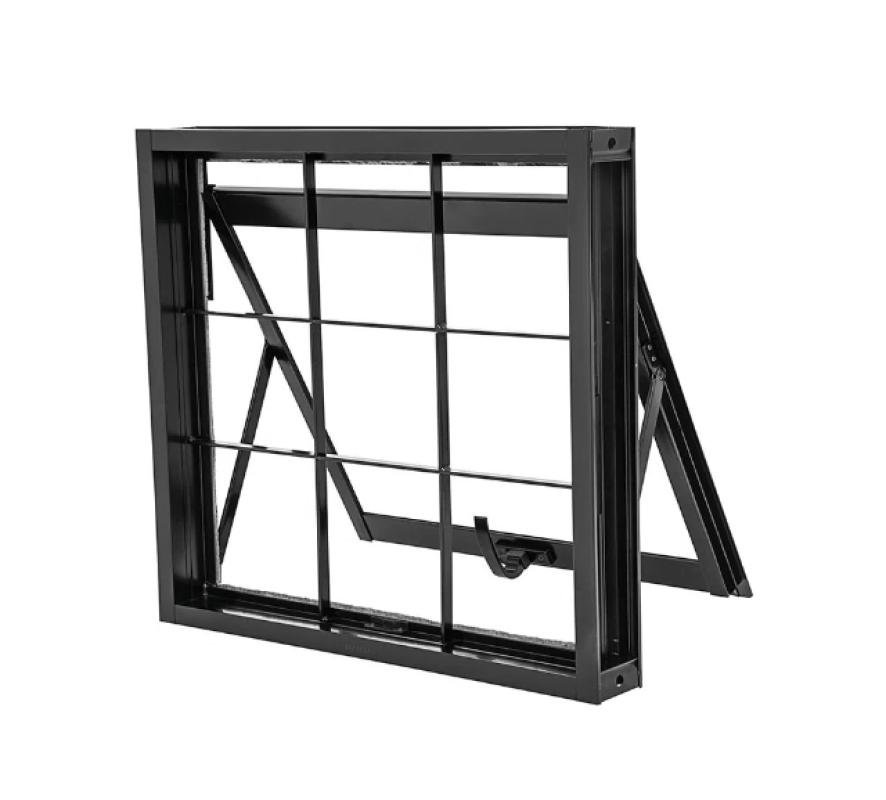 Maxim Ar em Aço Galvanizado Gold com Grade Quadriculada Preto - 60x60 - 1