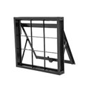 Ver imagem 1 de Maxim Ar em Aço Galvanizado Gold com Grade Quadriculada Preto - 60x60