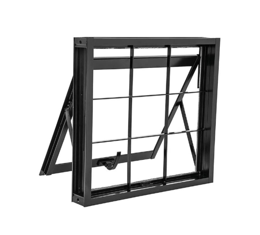 Maxim Ar em Aço Galvanizado Gold com Grade Quadriculada Preto - 60x60 - 2