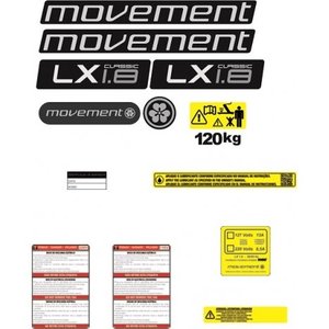KIT ADESIVO ESTEIRA LX - CLASSIC 1.8 - MOVEMENT Casa Harmonia