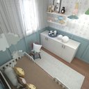 Ver imagem 1 de Kit Cori com Cama Solteiro e Armário Baixo Montessoriano Branco