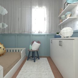 Kit com Cama Solteiro e Armário Baixo Montessoriano Yescasa - 3