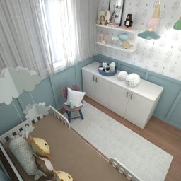 Kit com Cama Solteiro e Armário Baixo Montessoriano Yescasa - 2