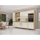 Ver imagem 6 de Cozinha Modulada Completa 6 Peças com Vidro e Tampo Brise Luciane Móveis