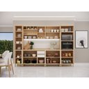 Ver imagem 5 de Cozinha Modulada Completa 6 Peças com Vidro e Tampo Brise Luciane Móveis