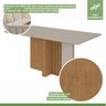 Conjunto Sala de Jantar 6 Lugares Retangular Tampo MDF Mesa e Cadeiras Astrid - 5