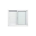 Ver imagem 2 de Janela Veneziana 3 Folhas Alumínio Branco 120x150 Linha 25 Jade