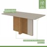 Conjunto Sala de Jantar Mesa 170x90cm Tampo Mdf com 6 Cadeiras Astrid - 5