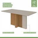 Ver mais imagens de Conjunto Sala de Jantar 6 Lugares Retangular Tampo MDF Mesa e Cadeiras Astrid