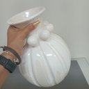 Ver imagem 7 de Vaso Decorativo Enfeite Casa Home&Co Cerâmica 34x24,5x24,5cm Bege
