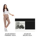 Ver mais imagens de Balcão Gabinete De Pia 120 X 60 Cm 1 Porta 2 Gavetas Branco