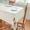 Ver imagem 1 de Toalha de Mesa Quadrada Primavera Guga Tapetes