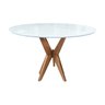 Mesas de Jantar Pandora Casa MAD Mesa Cone Branco 1,20m - 2