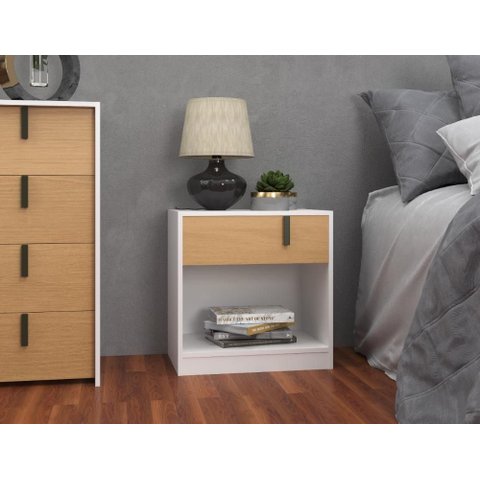 Mesa de Cabeceira Dalia 1 Gaveta