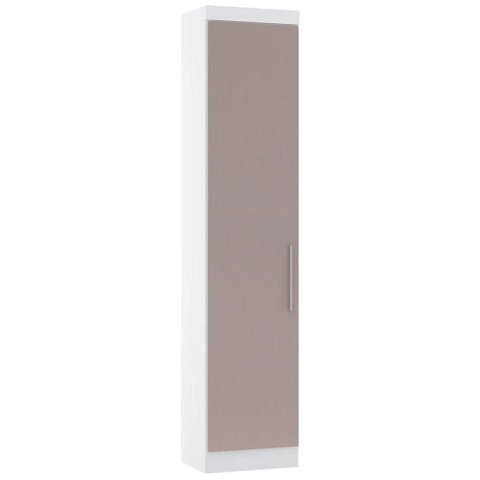 Guarda Roupa Modulado Sapateira 50cm Taiga Cinnamon/branco L01 - Mpozenato