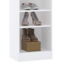 Ver imagem 5 de Guarda Roupa Modulado Sapateira 50cm Taiga Cinnamon/branco L01 - Mpozenato