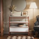 Ver imagem 2 de Aparador Industrial Hall de Entrada 1 Gaveta Thor Rede Móveis