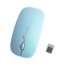 Ver imagem 3 de Teclado e Mouse sem Fio A6732 Slim Recarregável Azul
