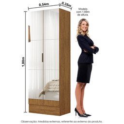 Sapateira Tokio Premium 2 Portas 5 Prateleiras Carioca Móveis - 3