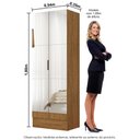 Ver imagem 3 de Sapateira Tokio Premium 2 Portas 5 Prateleiras Carioca Móveis