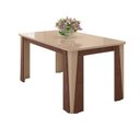 Ver imagem 1 de Mesa de Madeira Opera 160 Cm com Vidro Carvalho/fendi - Móveis Bechara